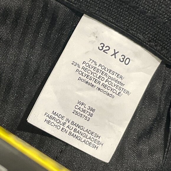 NEW Kenneth Cole Reaction Mens 32 X 30 Black Super Flex Waistband Dress Pants - Picture 6 of 9